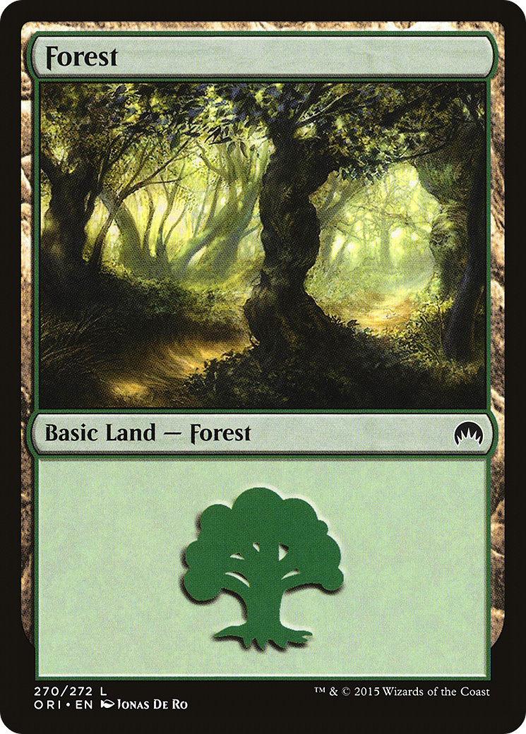 Forest (270) (ORI-270) - Magic Origins Foil