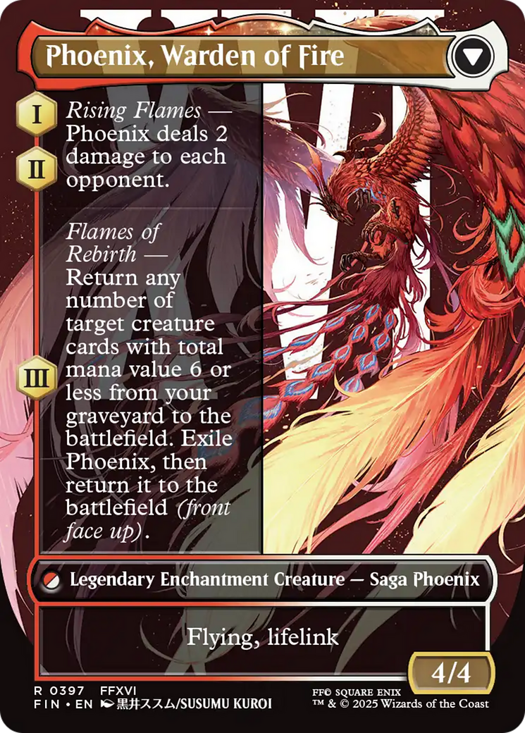 Joshua, Phoenix's Dominant (Borderless) (FIN-397) - FINAL FANTASY: (enchantment)