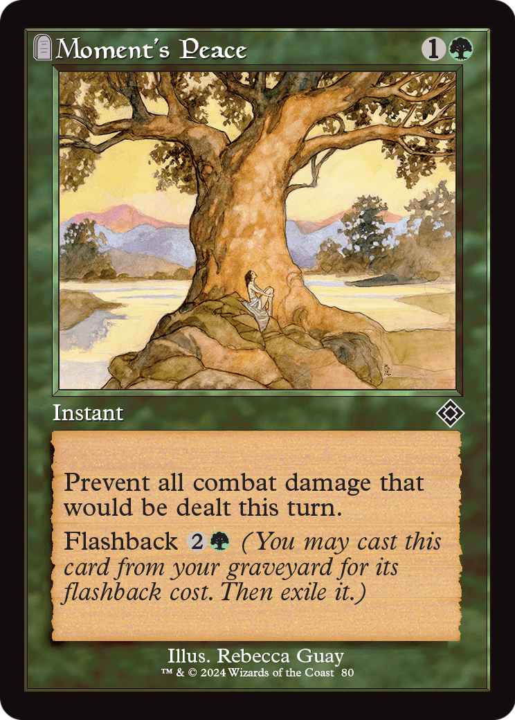 Moment's Peace (LIST-TD0-A80) - The List: (tombstone)