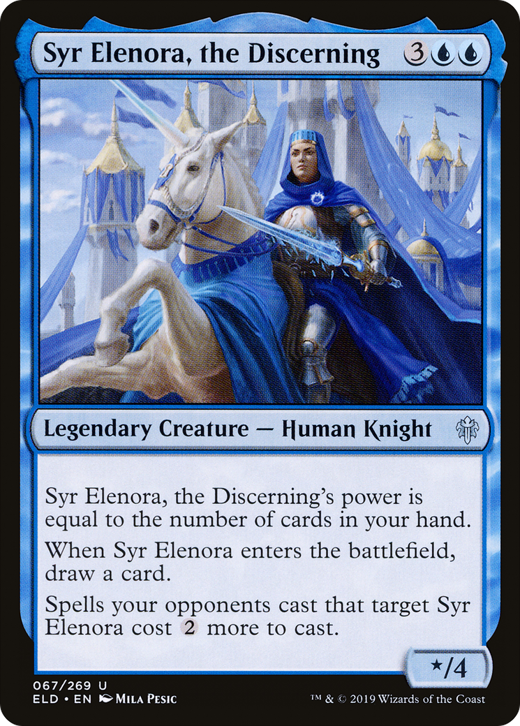 Syr Elenora, the Discerning (ELD-067) - Throne of Eldraine Foil