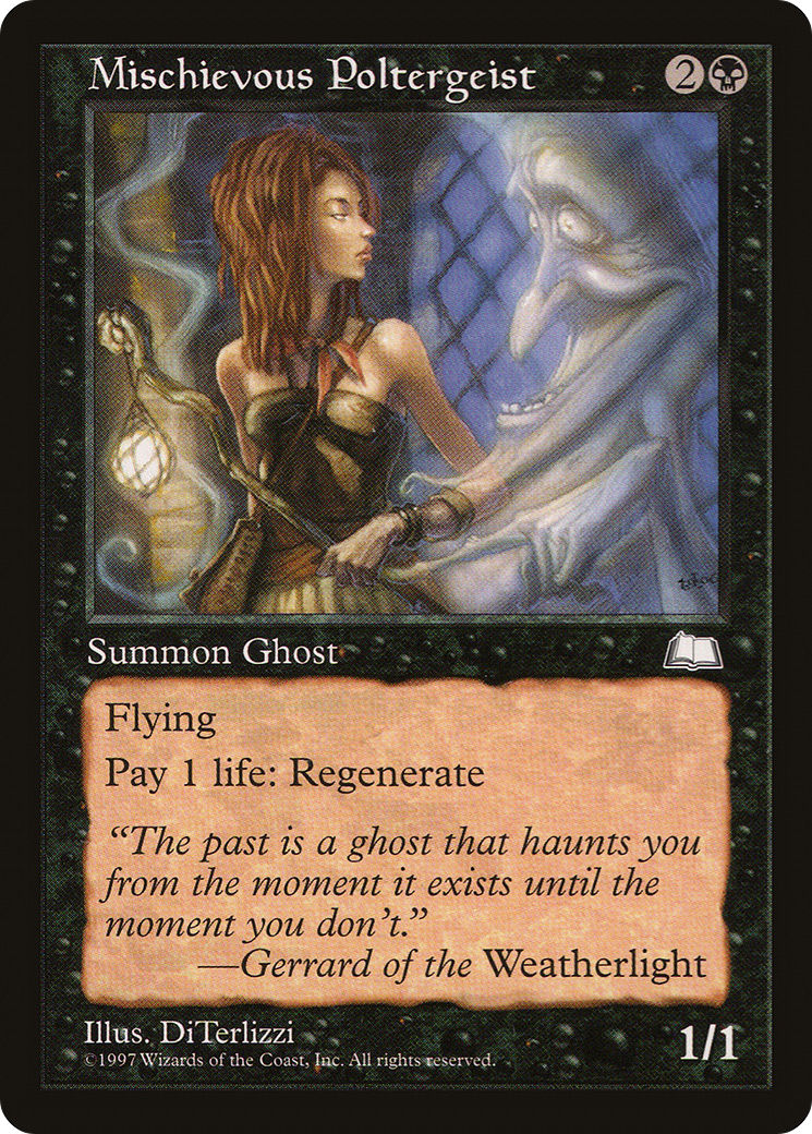 Mischievous Poltergeist (WTH-) - Weatherlight