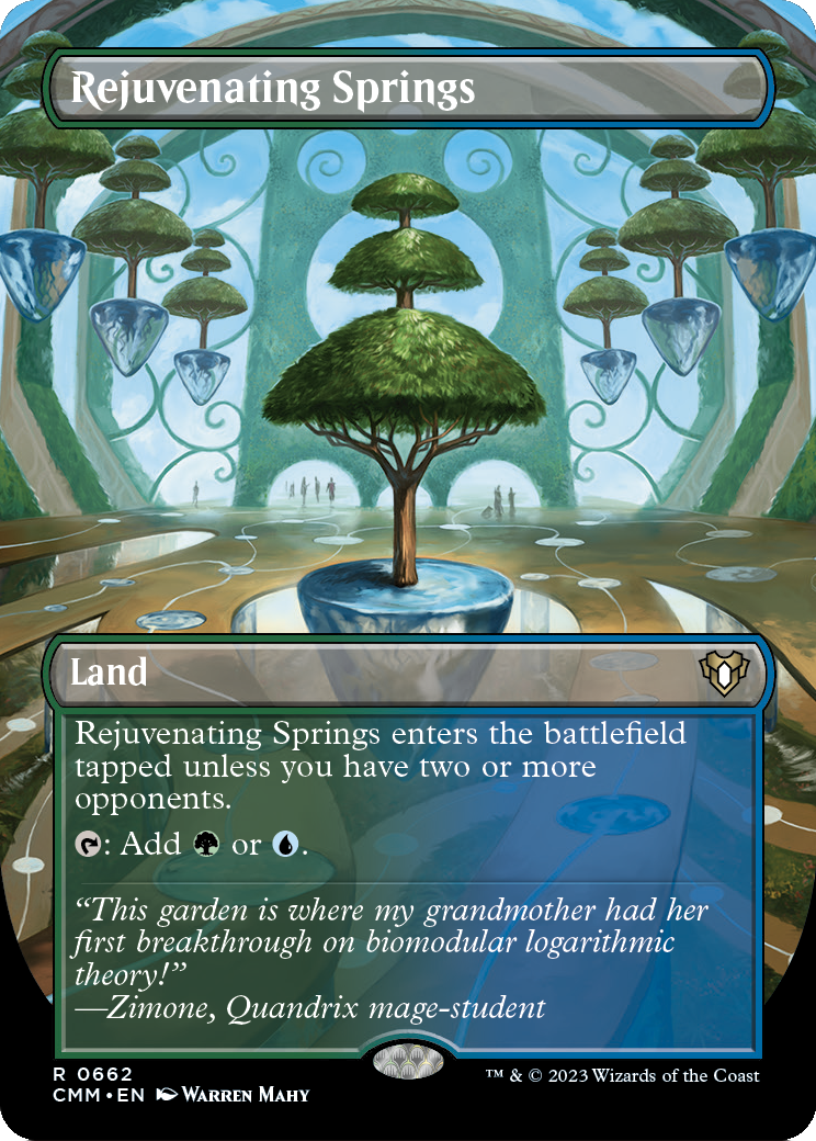 Rejuvenating Springs (Borderless) (CMM-662) - Commander Masters