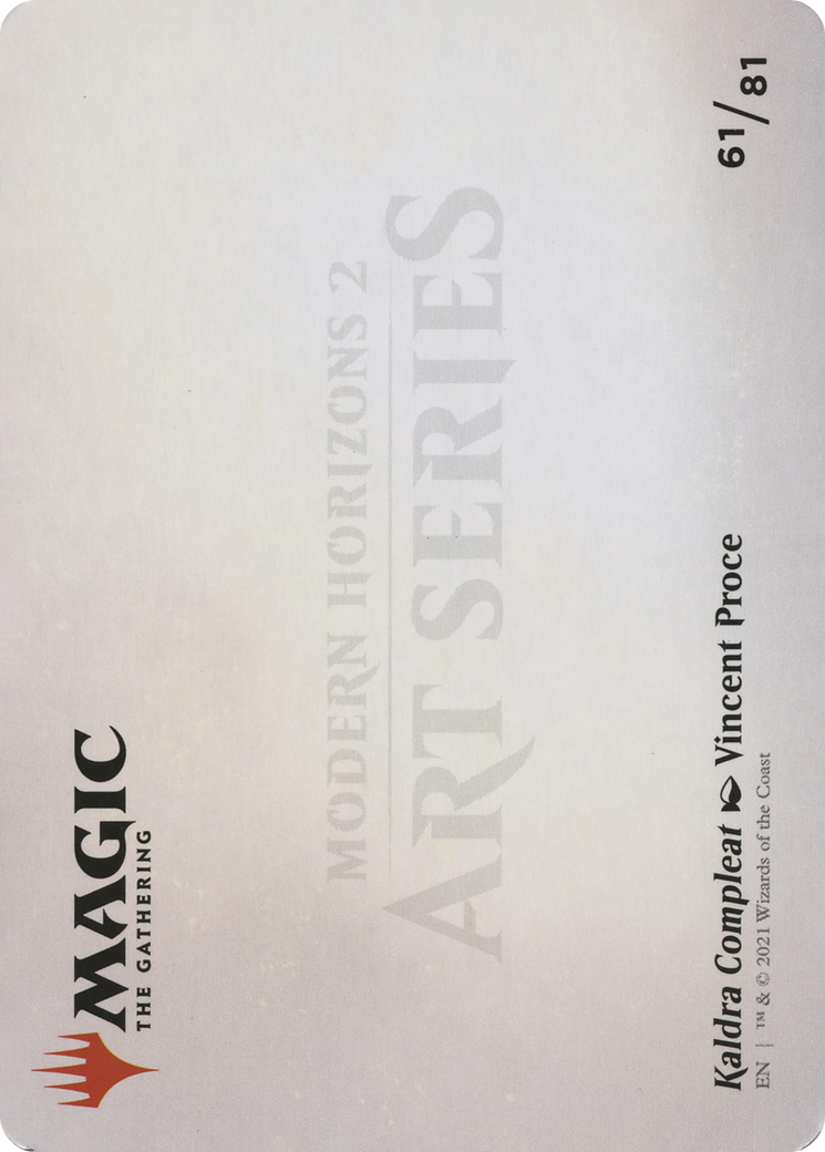 Kaldra Compleat // Kaldra Compleat (AMH2-061) - Modern Horizons 2 Art Series (Borderless) Foil