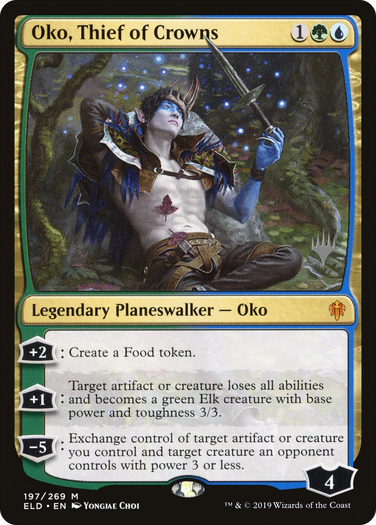 Oko, Thief of Crowns (PPELD-197) - Throne of Eldraine Promos