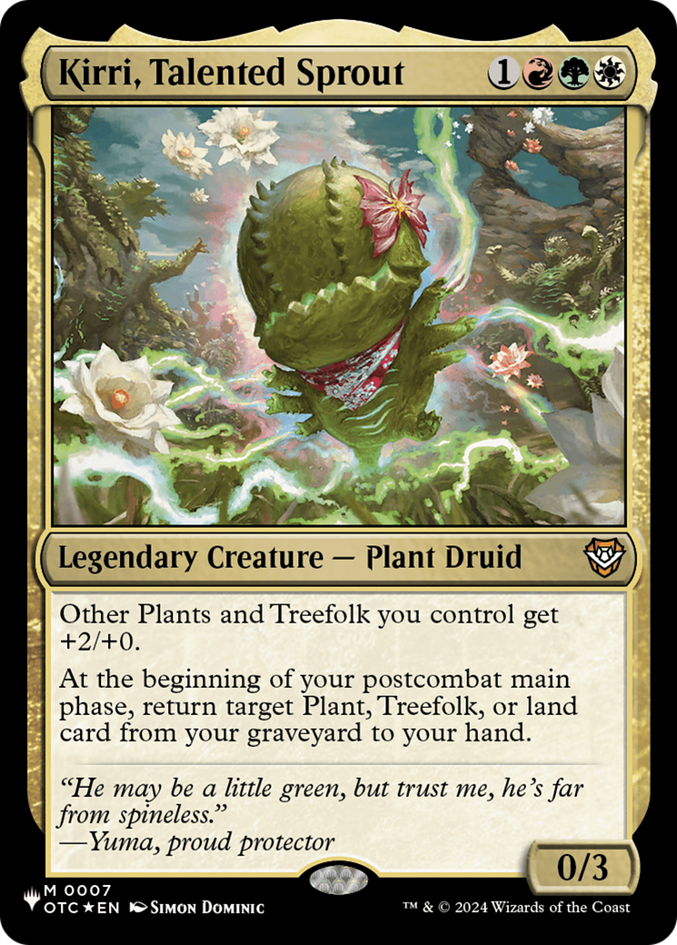 Kirri, Talented Sprout (LIST-OTC-7) - The List