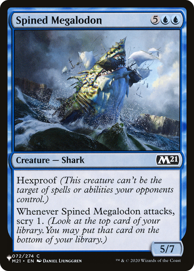 Spined Megalodon (LIST-M21-72) - The List