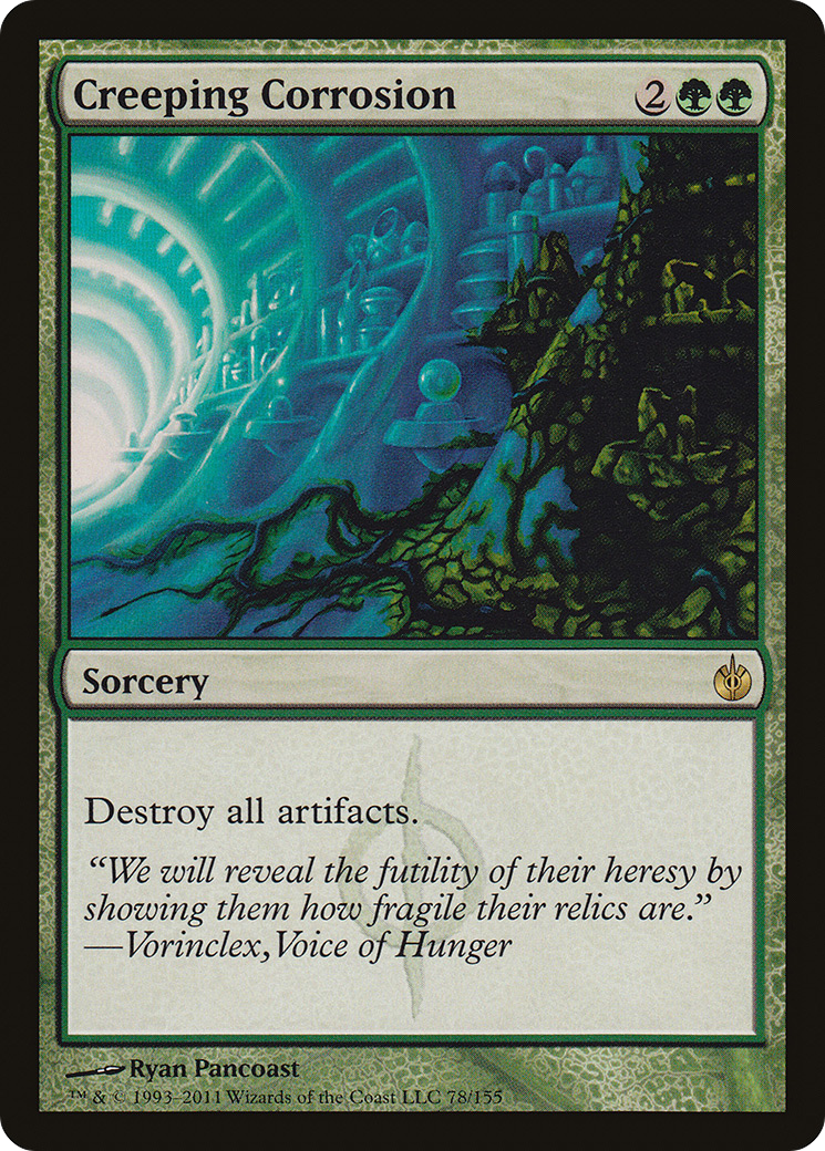 Creeping Corrosion (MBS-078) - Mirrodin Besieged Foil