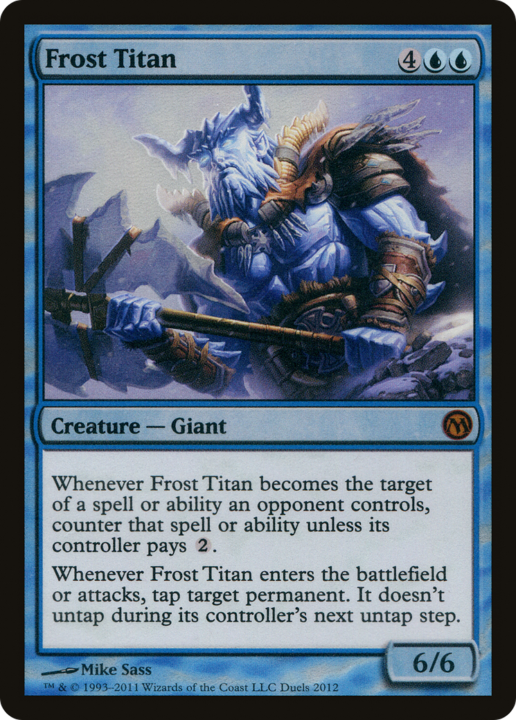 Frost Titan (MEDIA-) - Duels of the Planeswalkers 2012 Promos Foil