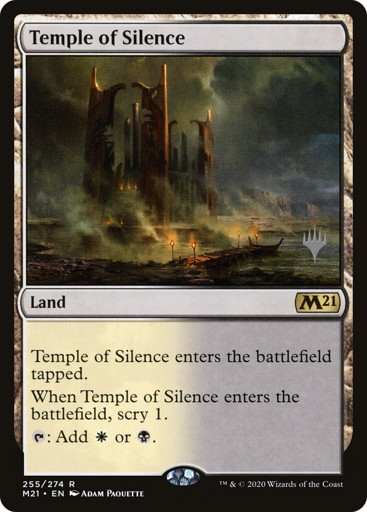Temple of Silence (PPM21-255) - Core Set 2021 Promos Foil