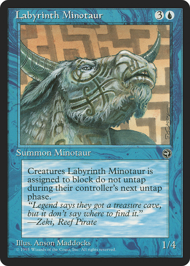 Labyrinth Minotaur [Version 2] (HML-030) - Homelands
