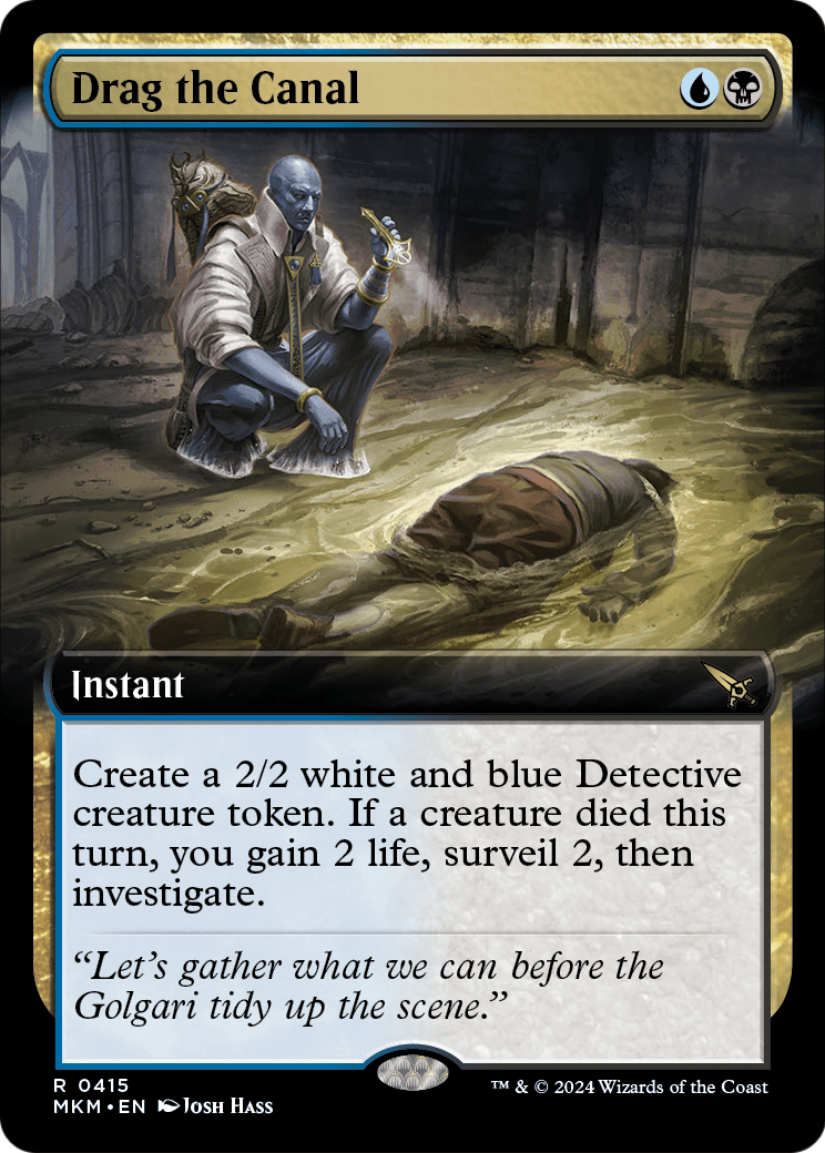Drag the Canal (Extended Art) (MKM-415) - Murders at Karlov Manor: (Extended Art)
