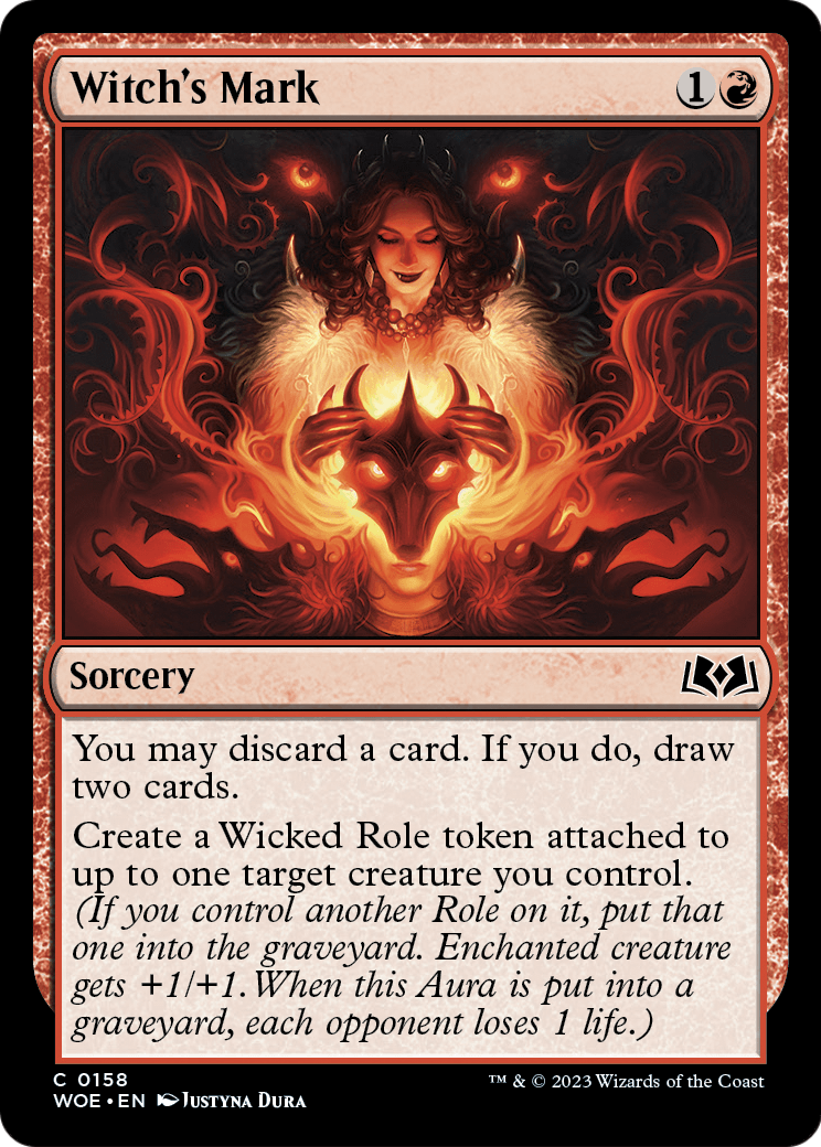 Witch's Mark (WOE-158) - Wilds of Eldraine Foil
