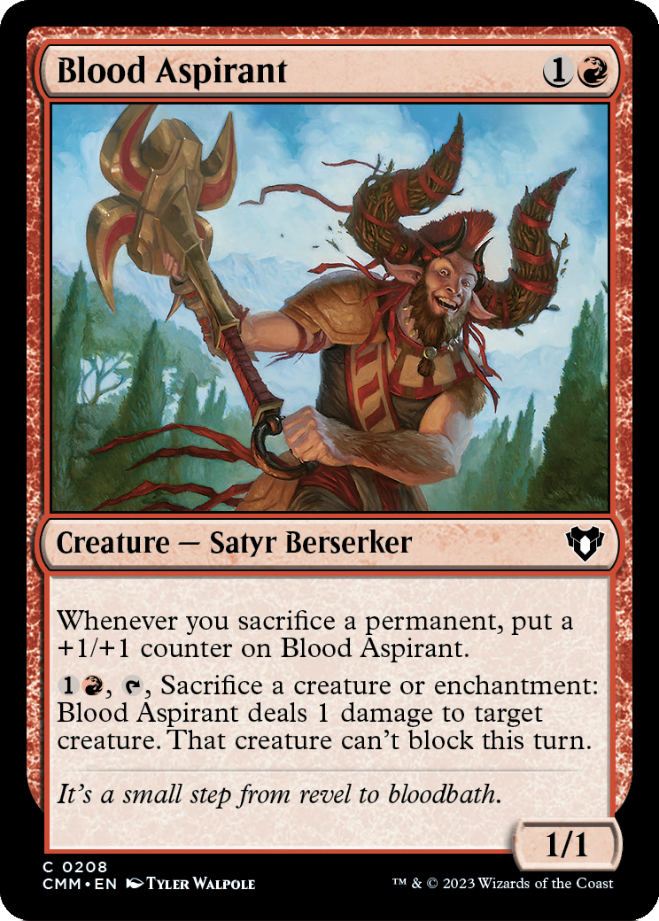 Blood Aspirant (CMM-208) - Commander Masters