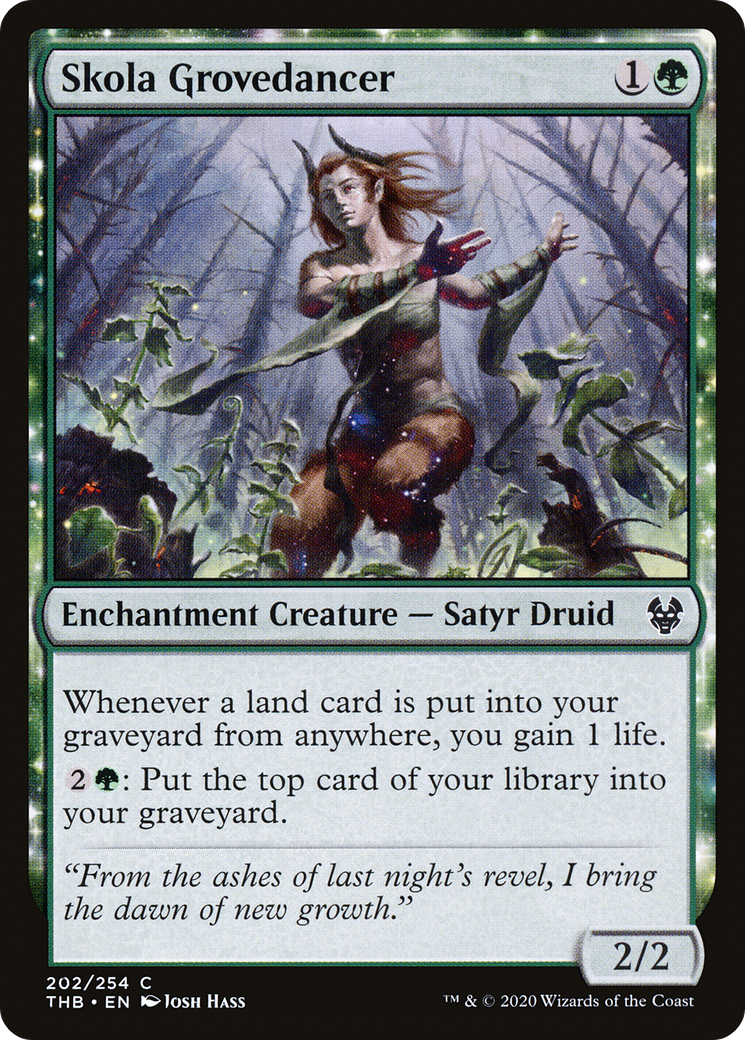 Skola Grovedancer (THB-202) - Theros Beyond Death: (enchantment) Foil