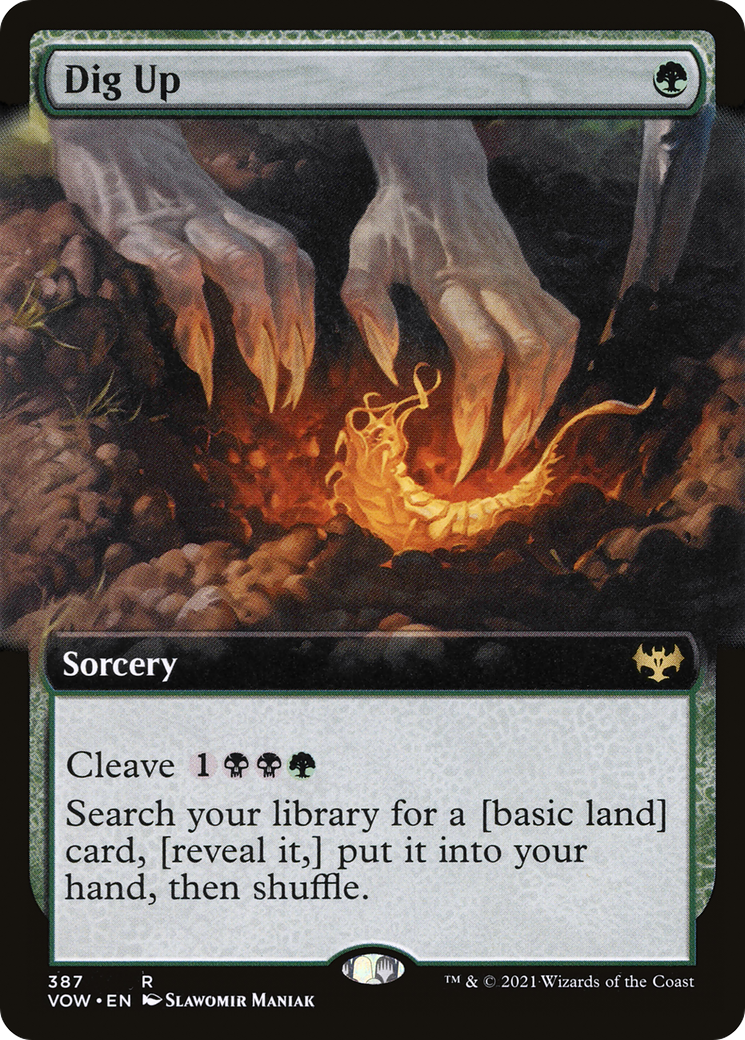 Dig Up (Extended Art) (VOW-387) - Innistrad: Crimson Vow: (Extended Art)