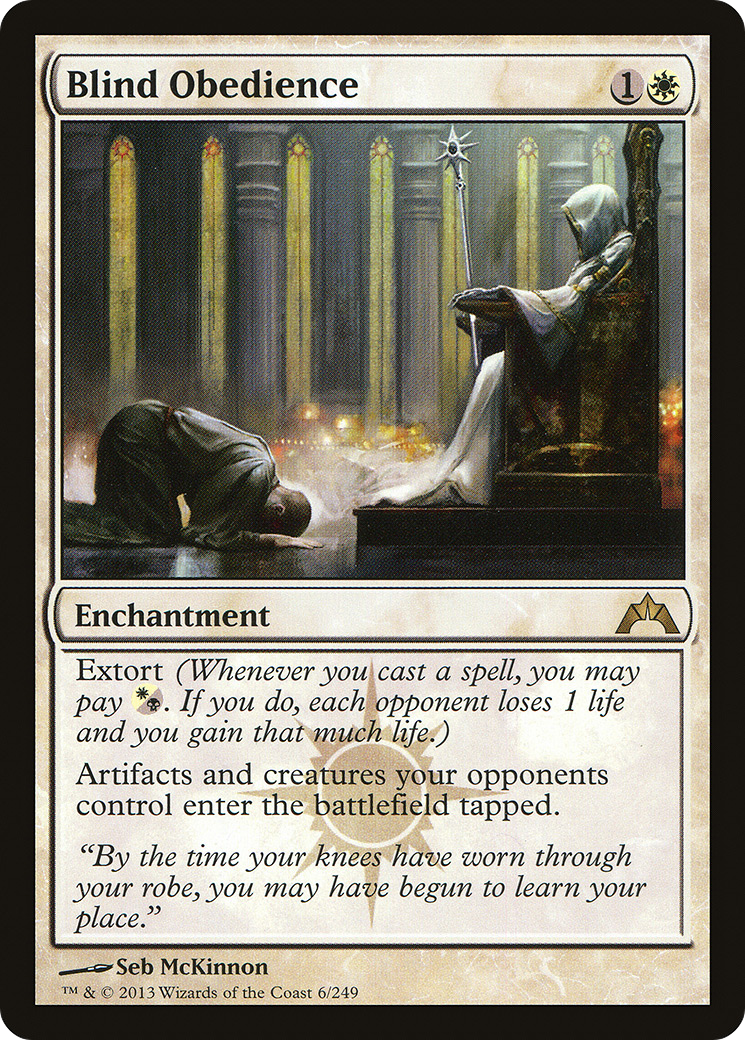 Blind Obedience (GTC-006) - Gatecrash