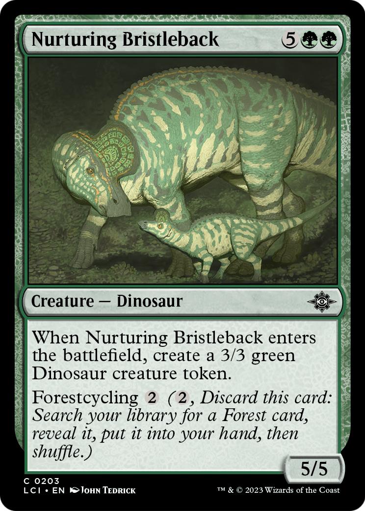 Nurturing Bristleback (LCI-203) - The Lost Caverns of Ixalan
