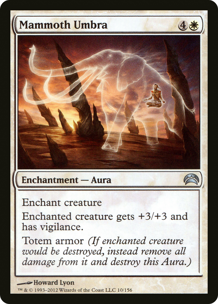 Mammoth Umbra (PC2-010) - Planechase 2012 Foil