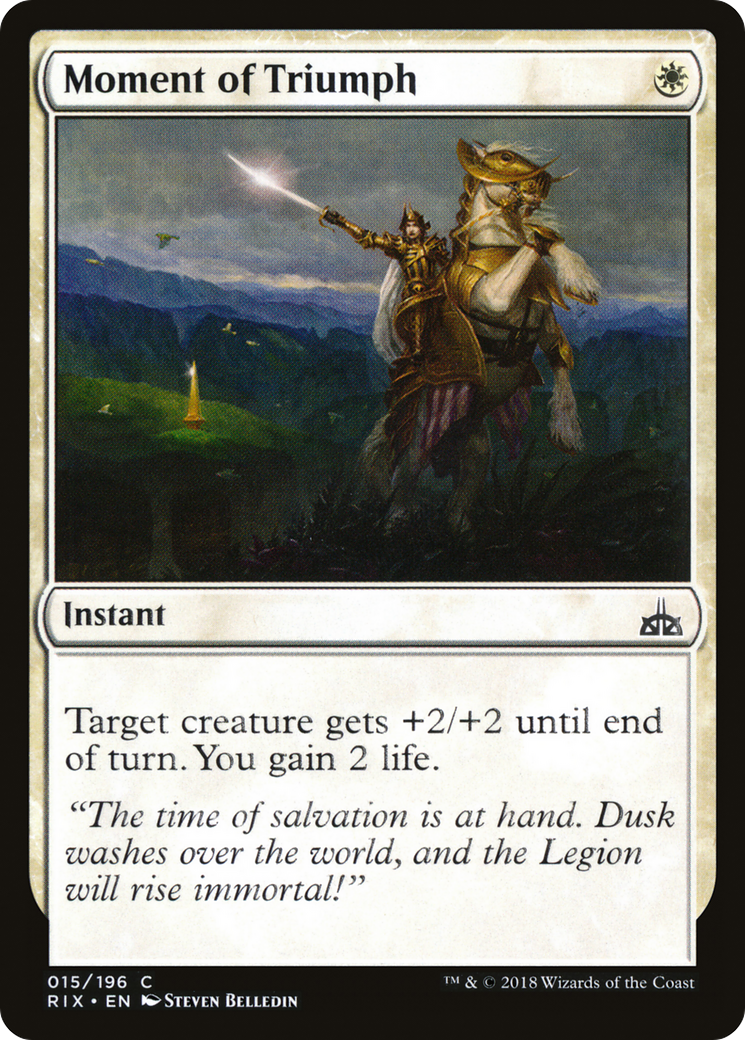 Moment of Triumph (RIX-015) - Rivals of Ixalan Foil