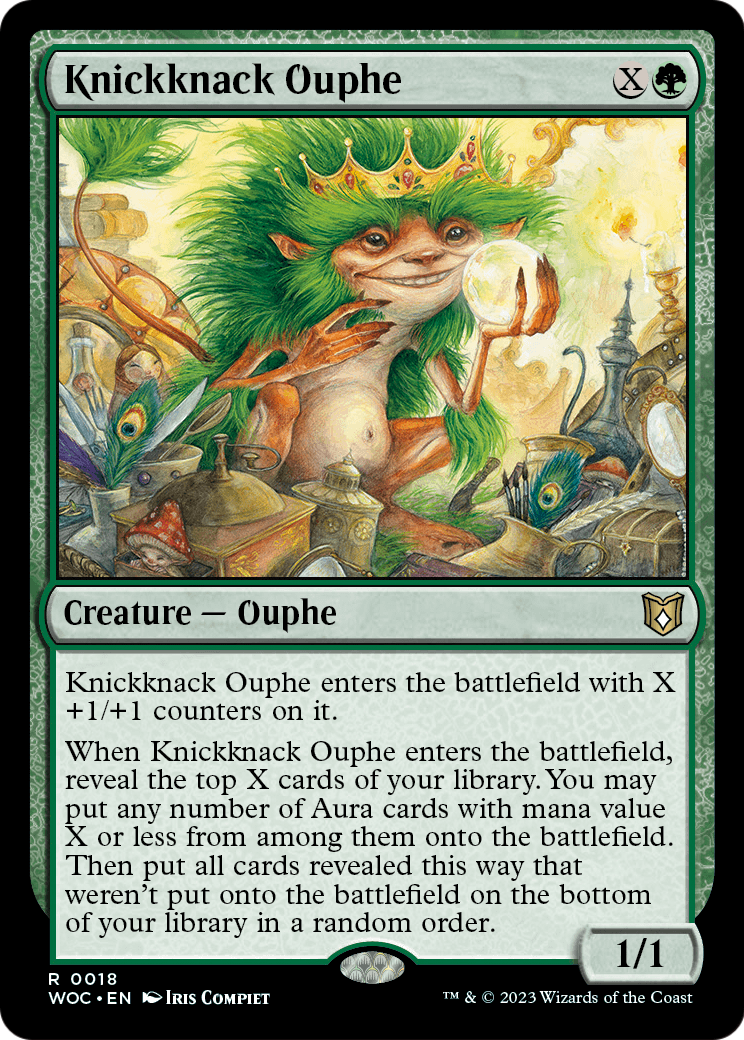 Knickknack Ouphe (WOC-018) - Wilds of Eldraine Commander