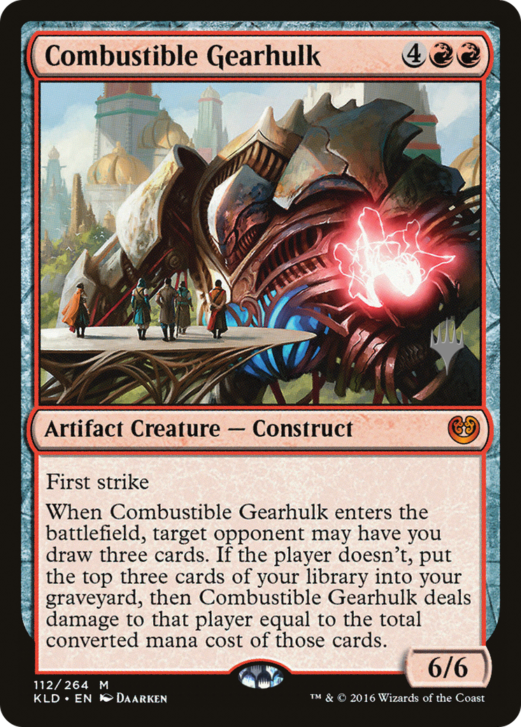 Combustible Gearhulk (PPTHB-112) - Kaladesh Promos Foil