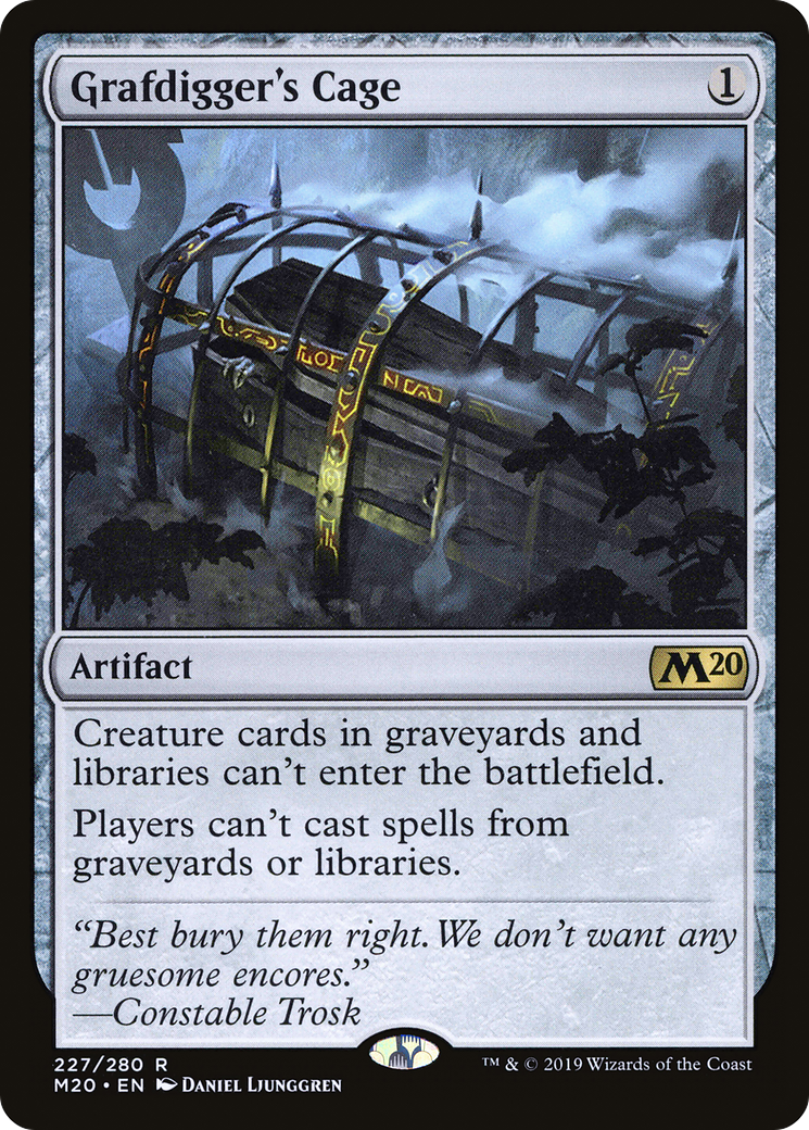 Grafdigger's Cage (M20-227) - Core Set 2020 Foil