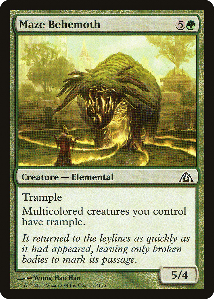 Maze Behemoth (DGM-043) - Dragon's Maze Foil