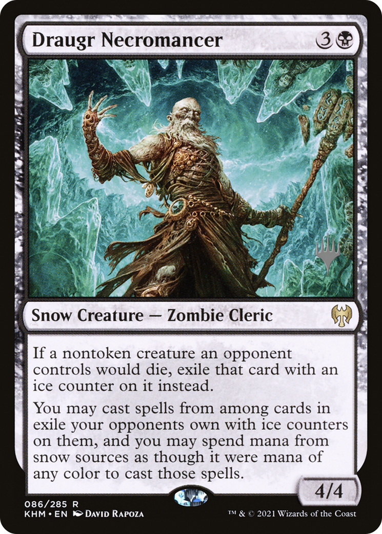 Draugr Necromancer (PPKHM-086) - Kaldheim Promos: (snow)