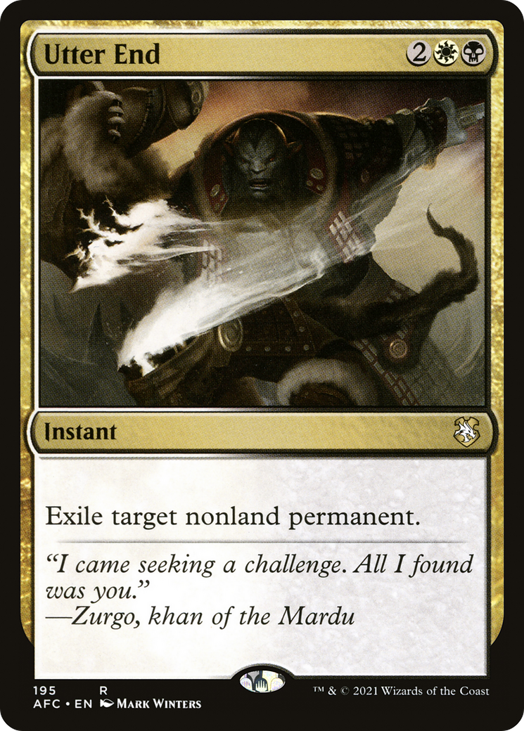 Utter End (AFC-195) - Forgotten Realms Commander