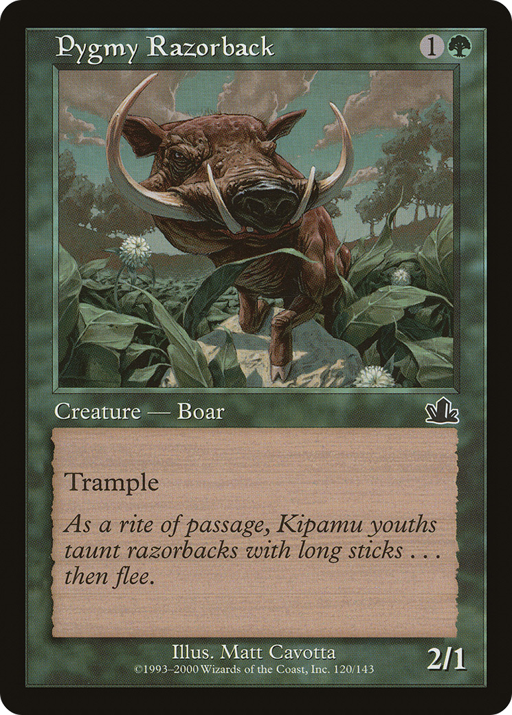 Pygmy Razorback (PCY-120) - Prophecy