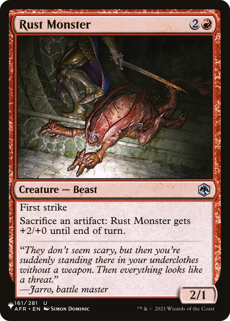 Rust Monster (LIST-AFR-161) - The List