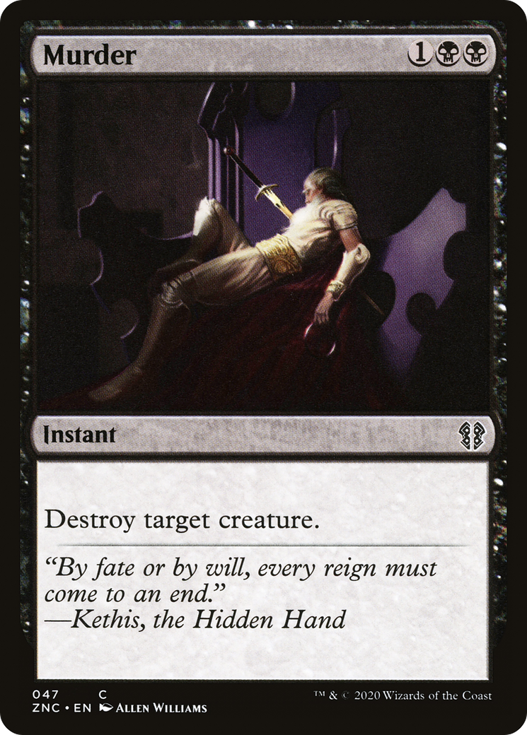 Murder (ZNC-047) - Zendikar Rising Commander
