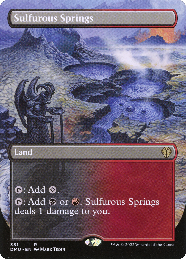 Sulfurous Springs (Borderless) (DMU-381) - Dominaria United