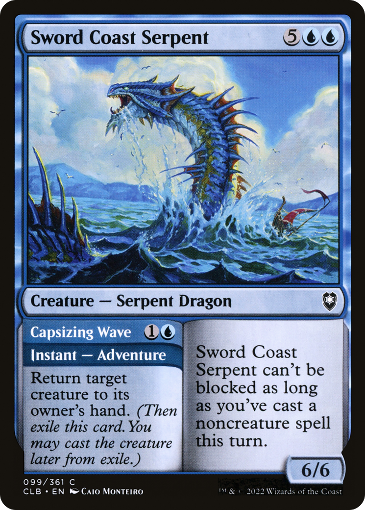Sword Coast Serpent (CLB-099) - Commander Legends: Battle for Baldur's Gate