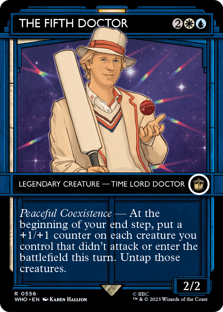 The Fifth Doctor (Showcase) (WHO-556) - Doctor Who: (Showcase) (Borderless)