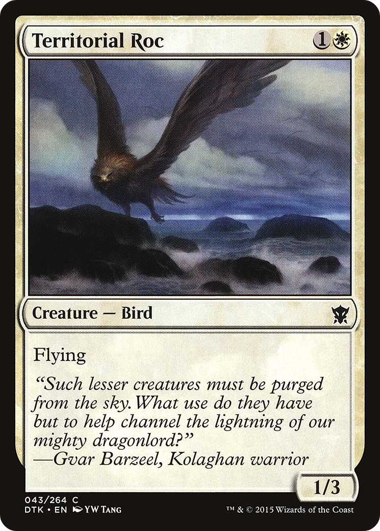 Territorial Roc (DTK-043) - Dragons of Tarkir