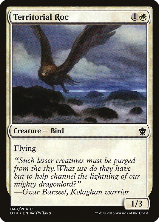 Territorial Roc (DTK-043) - Dragons of Tarkir Foil