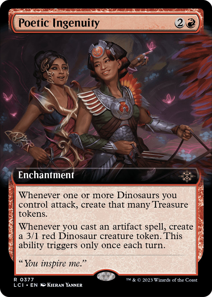 Poetic Ingenuity (Extended Art) (LCI-377) - The Lost Caverns of Ixalan: (Extended Art) Foil