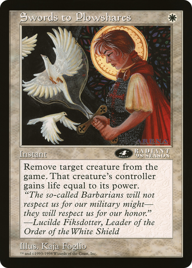 Swords to Plowshares (OLEP-045) - Oversized League Prizes