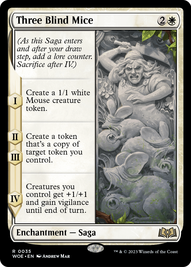 Three Blind Mice (WOE-035) - Wilds of Eldraine
