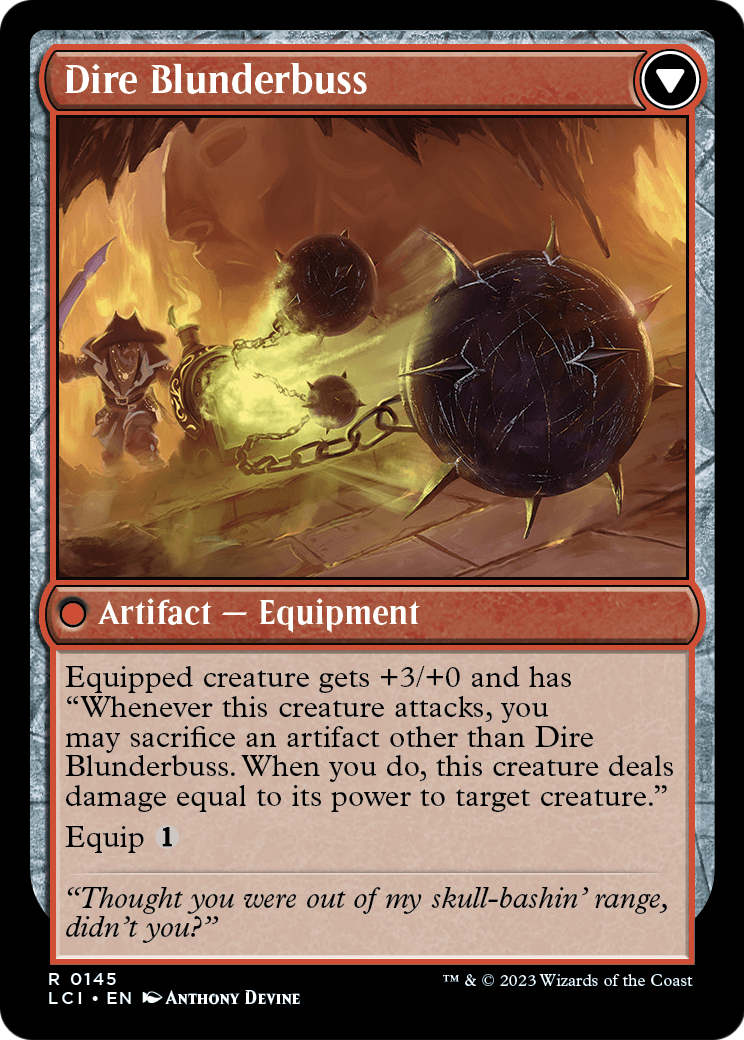 Dire Flail (LCI-145) - The Lost Caverns of Ixalan