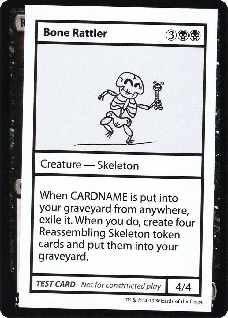 Bone Rattler (No PW Symbol) (CMB1-) - Mystery Booster Playtest Cards 2021