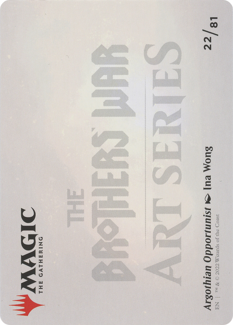 Argothian Opportunist // Argothian Opportunist (ABRO-022) - The Brothers' War Art Series (Borderless)