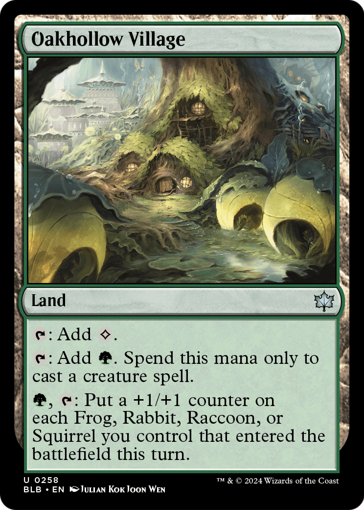 Oakhollow Village (BLB-258) - Bloomburrow