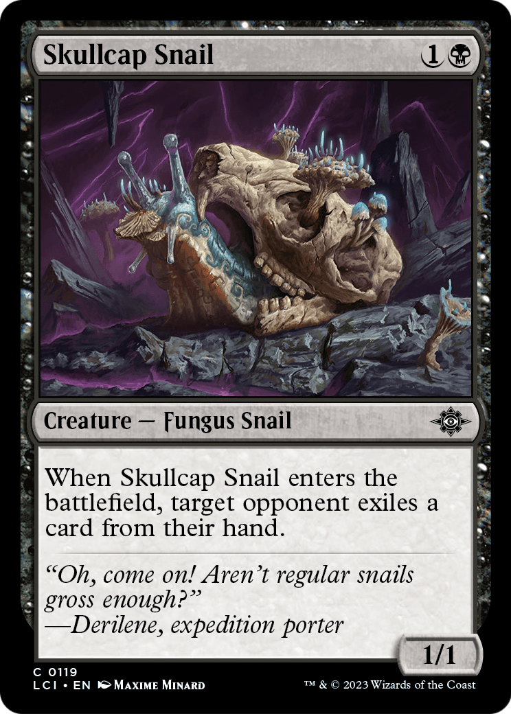 Skullcap Snail (LCI-119) - The Lost Caverns of Ixalan Foil