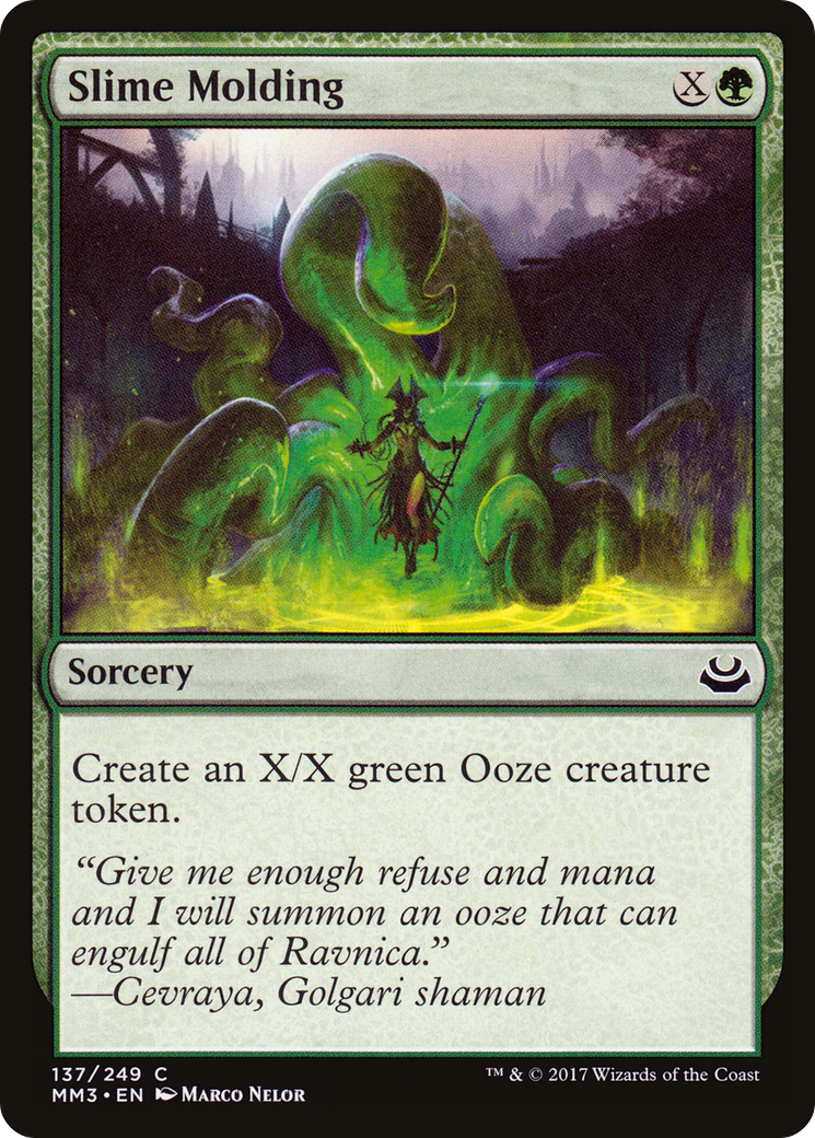 Slime Molding (MM3-137) - Modern Masters 2017 Foil