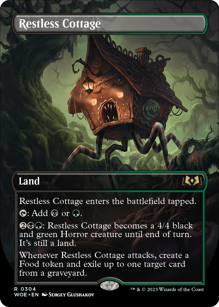 Restless Cottage (Borderless) (WOE-304) - Wilds of Eldraine Foil