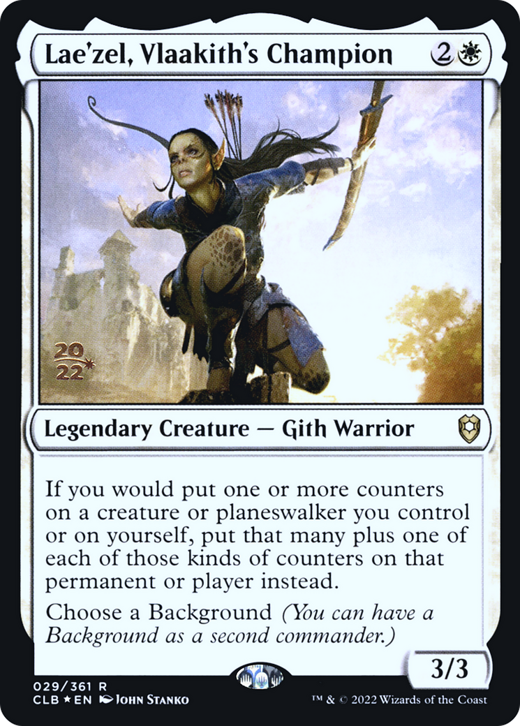 Lae'zel, Vlaakith's Champion (PRE-029) - Battle for Baldur's Gate Promos Foil