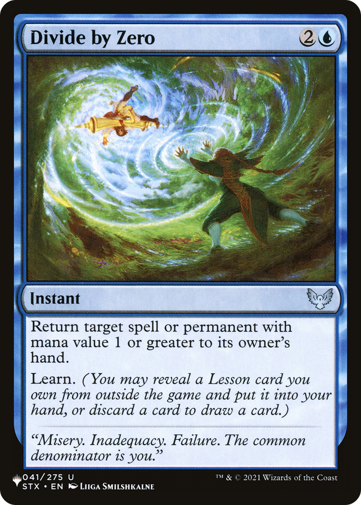 Divide by Zero (LIST-STX-41) - The List