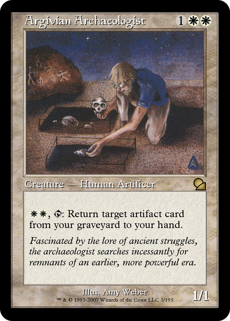 Argivian Archaeologist (ME1-003) - Masters Edition Foil